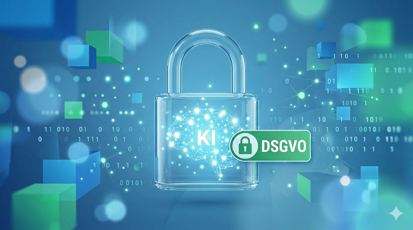 Künstliche Intelligenz und Datenschutz Illustration